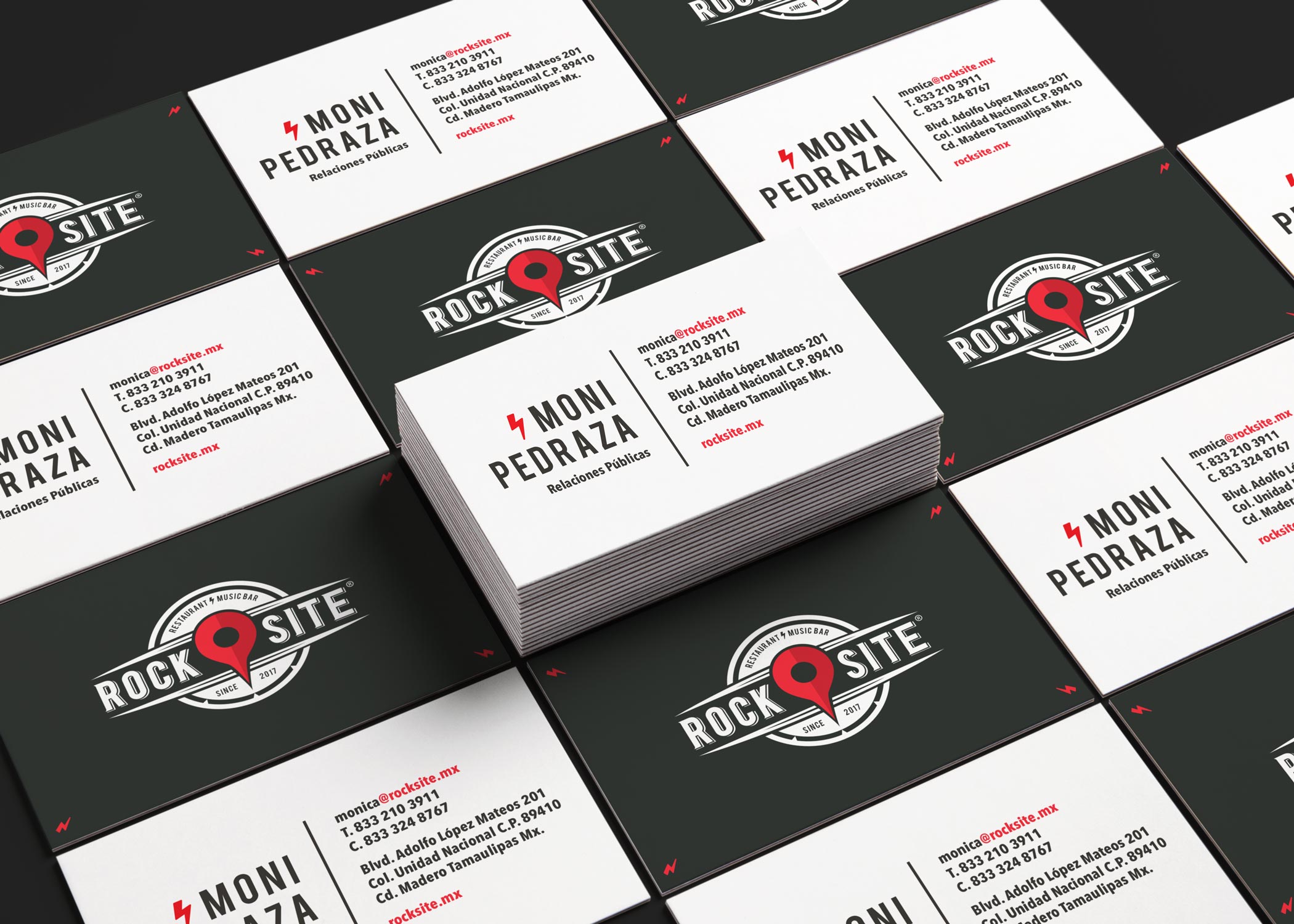 Business cards Rock Site