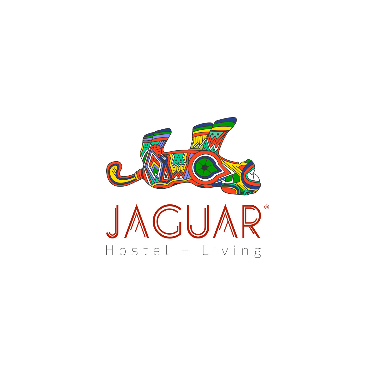 Logotipo Jaguar Hostel